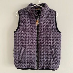 Timberland Charcoal Patterned Toddler Puffer Vest